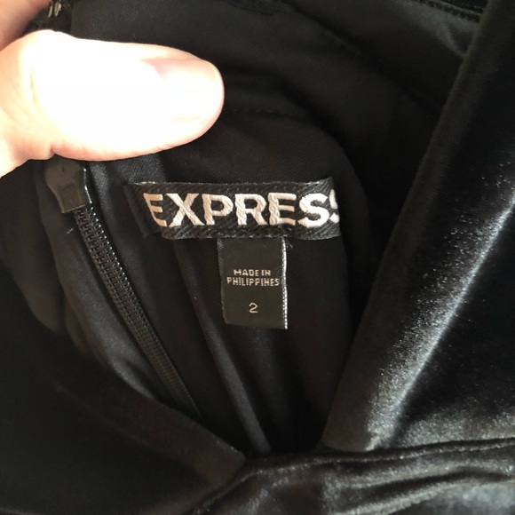 Velvet LBD Excellent Condition Midi Length - Picture 5 of 8